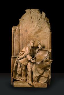 Modello for the monument to George Frideric Handel in Westminster Abbey, 18th century. Creator: Louis Francois Roubiliac