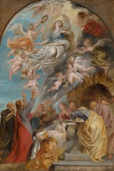 Modello for the Ascension of the Virgin. Creator: Peter Paul Rubens