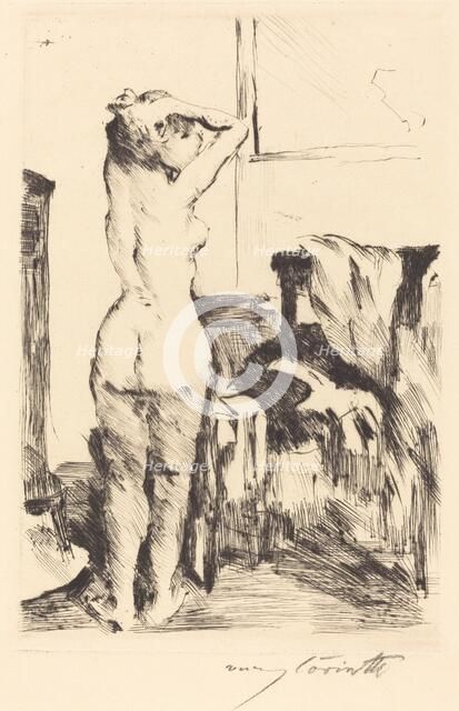 Modellstudie (Study of a Model), 1916. Creator: Lovis Corinth.