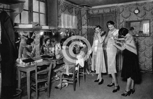 Models at a great dressmakers, Paris, 1931. Artist: Ernest Flammarion