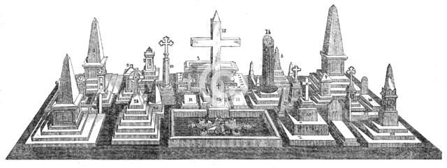 Models in Inkerman Stone of Monuments in the Crimea and at Scutari, presented to Her..., 1858. Creator: Unknown.