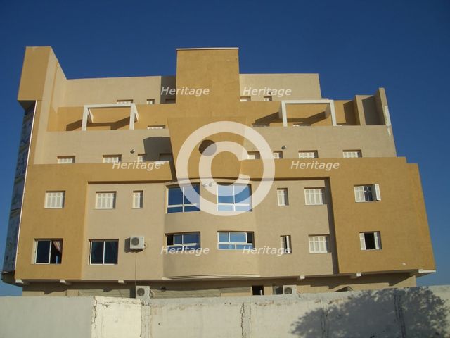 Modern building, Sousse, Tunisia, 2009. Creator: Amanda Waite.