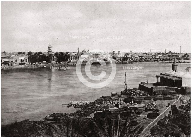 'Modern Baghdad, the City of Caliphs', Iraq 1925. Artist: A Kerim