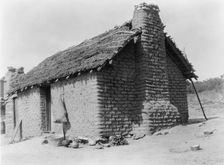 Modern Cupeño house, c1924. Creator: Edward Sheriff Curtis