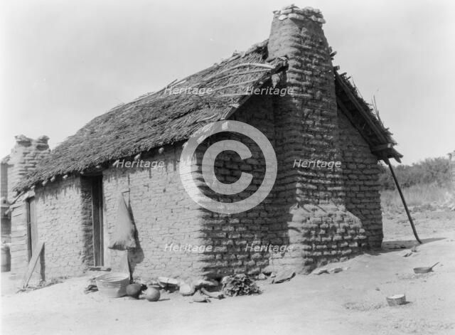 Modern Cupeño house, c1924. Creator: Edward Sheriff Curtis.