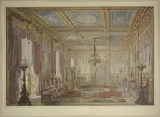 Modern hall, mid-late 19th century. Creator: Ludwig Daniel Philipp Schmidt