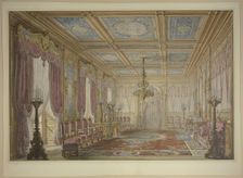 Modern hall, mid-late 19th century. Creator: Ludwig Daniel Philipp Schmidt