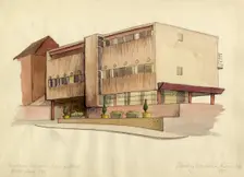 Modern house in Hampstead (1951). Creator: Shirley Markham
