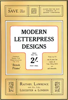 Modern Letterpress Designs - Prize Design 1909. Creator: Unknown