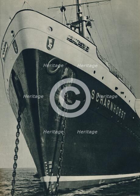 'Modern liners for Far Eastern Services of the German Lloyd Line built in 1935', 1937. Artist: Unknown.