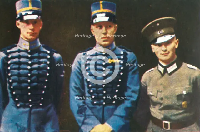 Modern pentathlon winners, 1928. Creator: Unknown.