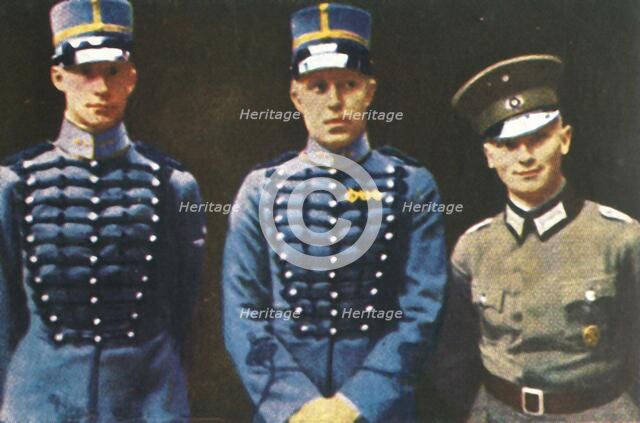 Modern pentathlon winners, 1928. Creator: Unknown.