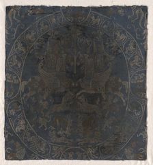 Modern Reproduction of the Bahram Gur silk in Berlin, c. 1895 (?). Creator: Unknown