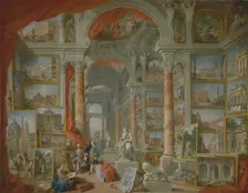 Modern Rome, 1757. Creator: Giovanni Paolo Panini