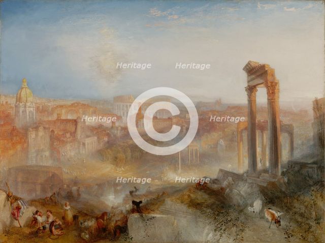 Modern Rome - Campo Vaccino, 1839. Creator: JMW Turner.
