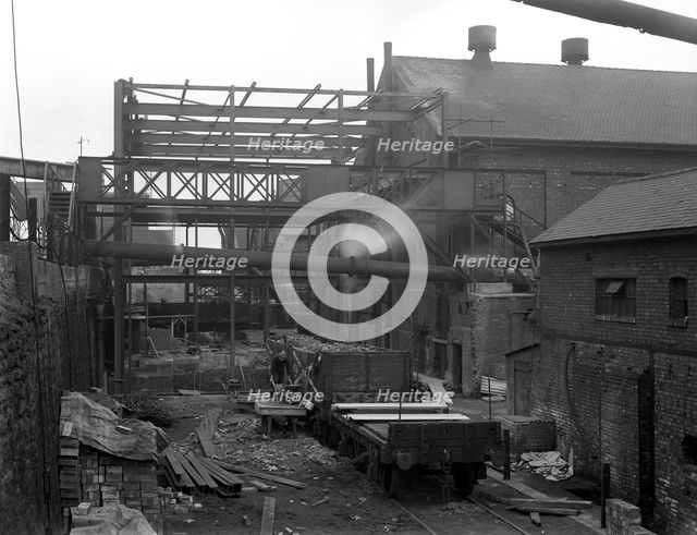 Modernisation to Silverwood Colliery, Rotherham, South Yorkshire, 1955. Creator: Michael Walters.