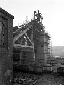 Modernisation of the South Yorkshire coalfields, Cadeby Colliery, near Doncaster, 1956. Artist: Michael Walters