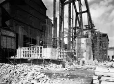 Modernisation of the South Yorkshire coalfields, Cadeby Colliery, near Doncaster, 1955. Creator: Michael Walters