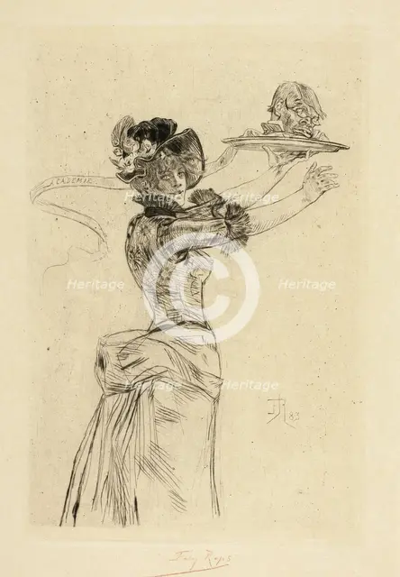 Modernity, 1883. Creator: Félicien Rops.