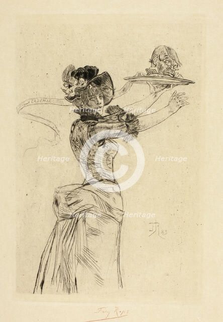 Modernity, 1883. Creator: Félicien Rops.