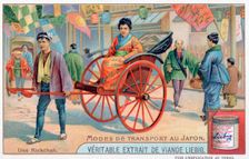 Modes of transport in Japan, rickshaw, 19th century
