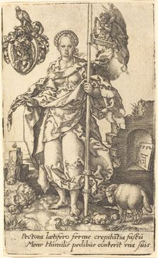 Modesty, 1552. Creator: Heinrich Aldegrever