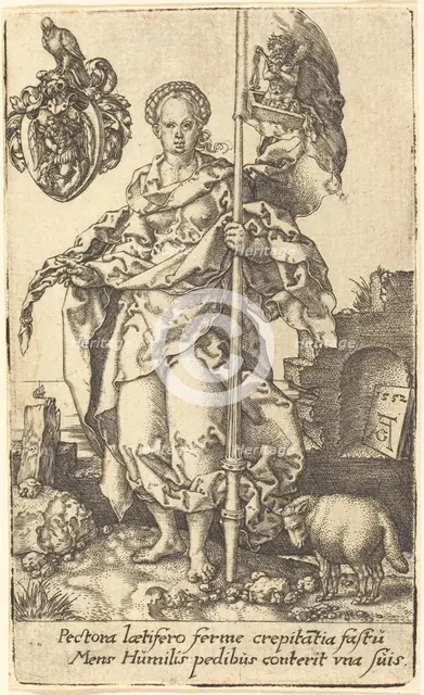 Modesty, 1552. Creator: Heinrich Aldegrever.