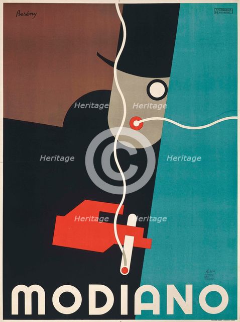 Modiano Cigarette Papers, 1929. Creator: Berény, Róbert (1887-1953).