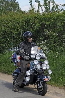 Modified Vespa scooter 2008