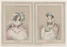 Modish and Prudish, December 1, 1791., December 1, 1791. Creator: Thomas Rowlandson