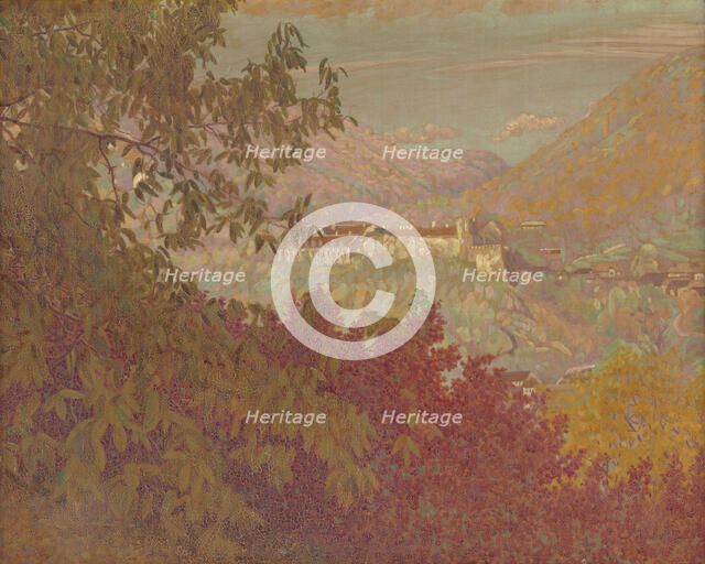 Modry Kamen Castle, c. 1925. Creator: Zabota, Ivan (1877-1939).