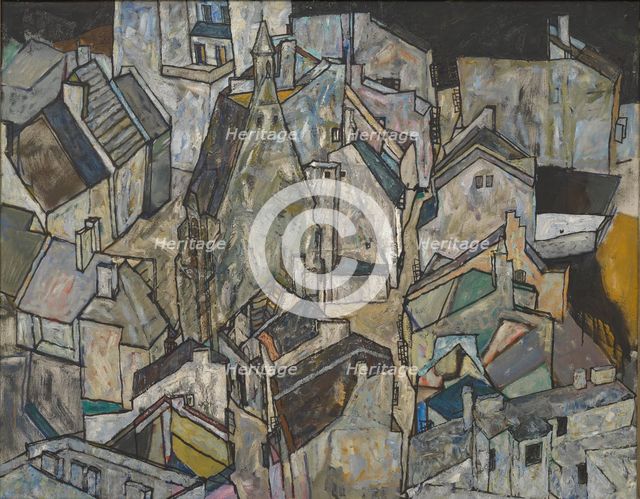 Moedling II, 1918. Creator: Schiele, Egon (1890-1918).