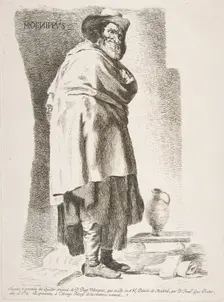 Moenippus (Menipo Filosofo), 1778. Creator: Francisco Goya
