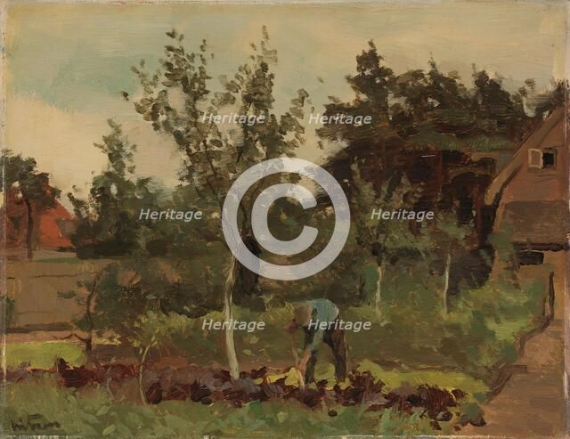 Moestuin, 1885-1922. Creator: Willem Witsen.