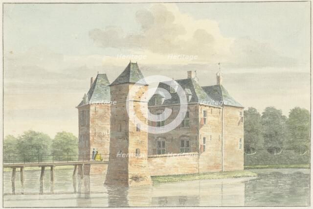 Moersbergen Castle near Doorn, 1744. Creator: Hendrik de Winter.