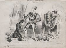 Moeurs Anglo-chevaleresques, 1839. Creator: Unknown