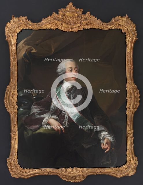 Mogens Scheel von Plessen of Fussingo and Selso, 1744-1747. Creator: Carl Gustaf Pilo.