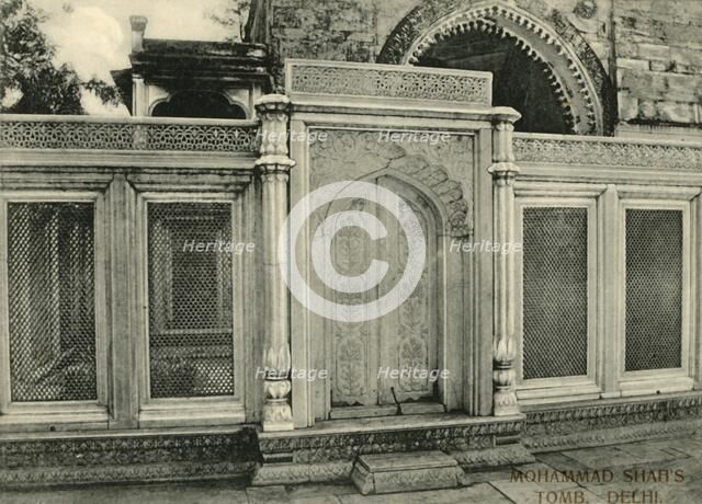 'Mohammad Shah's Tomb, Delhi', .  Creator: Unknown.