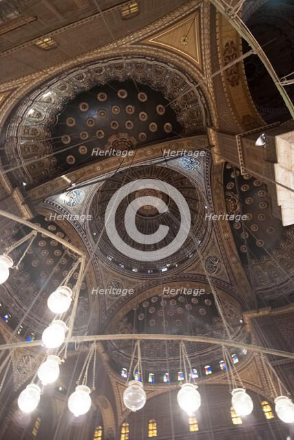 Mohammed Ali Mosque, Cairo, Egypt, 2007. Creator: Ethel Davies.