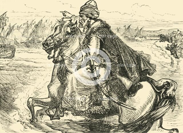 'Mohammed II Encouraging His Seamen', 1890.   Creator: Unknown.