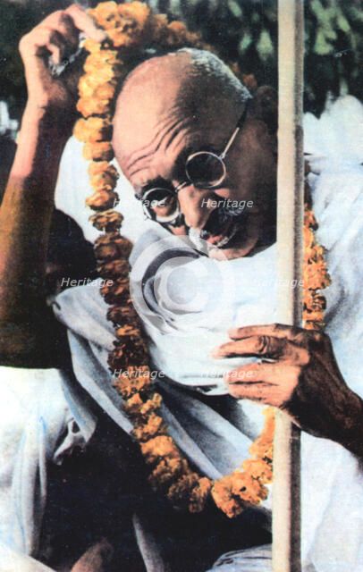 Mohondas Karamchand Gandhi (1869-1948), Indian Nationalist leader. Artist: Unknown