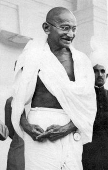 Mohondas Karamchand Gandhi (1869-1948), Indian Nationalist leader