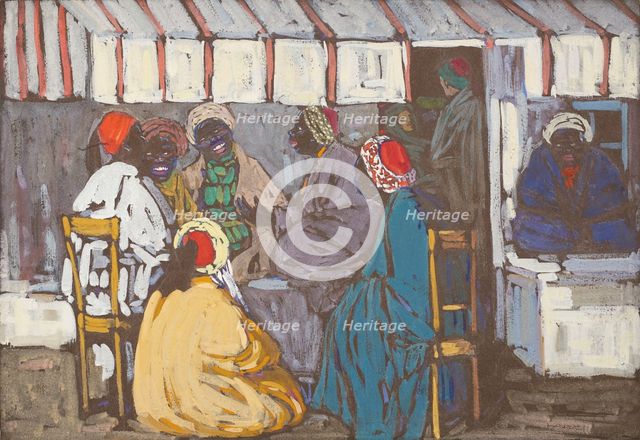 Mohrencafe, 1905. Creator: Kandinsky, Wassily Vasilyevich (1866-1944).