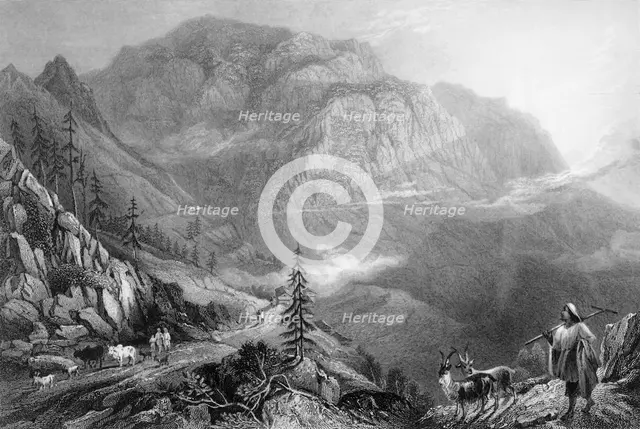 'Mohuna, near Deobun', 1838. Creator: George Francis White.