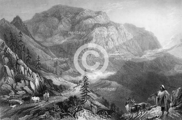 'Mohuna, near Deobun', 1845. Creator: Unknown.