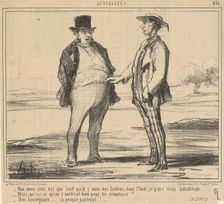 Mois, mon avis est ..., 19th century. Creator: Honore Daumier