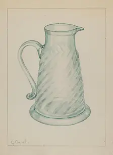 Molasses Jug, c. 1937. Creator: Giacinto Capelli