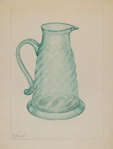 Molasses Jug, c. 1937. Creator: Giacinto Capelli