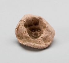 Mold for Face of Figurine, c. A.D. 100/600. Creator: Unknown