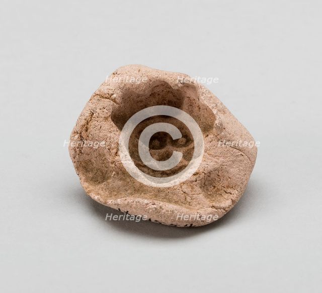 Mold for Face of Figurine, c. A.D. 100/600. Creator: Unknown.